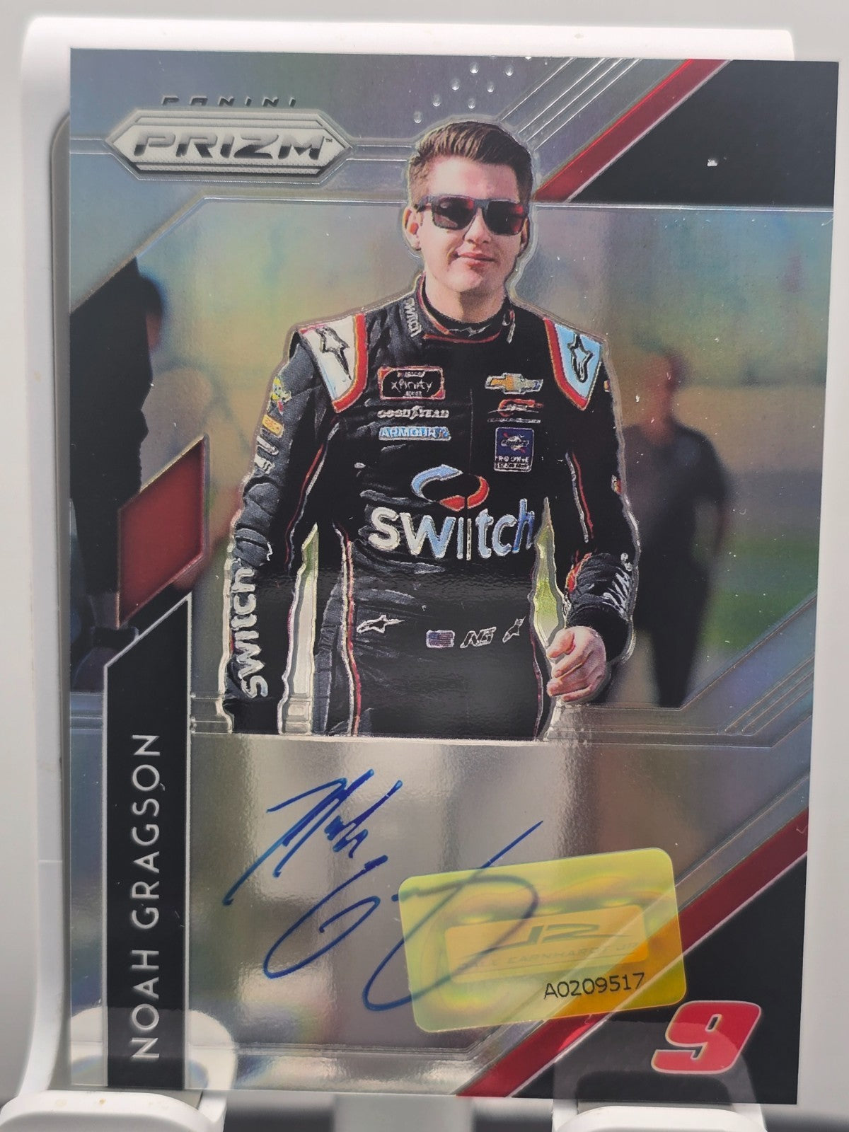 2019 Prizm Racing - Noah Gragson - Driver Signatures - #DS-NG On Card Autograph