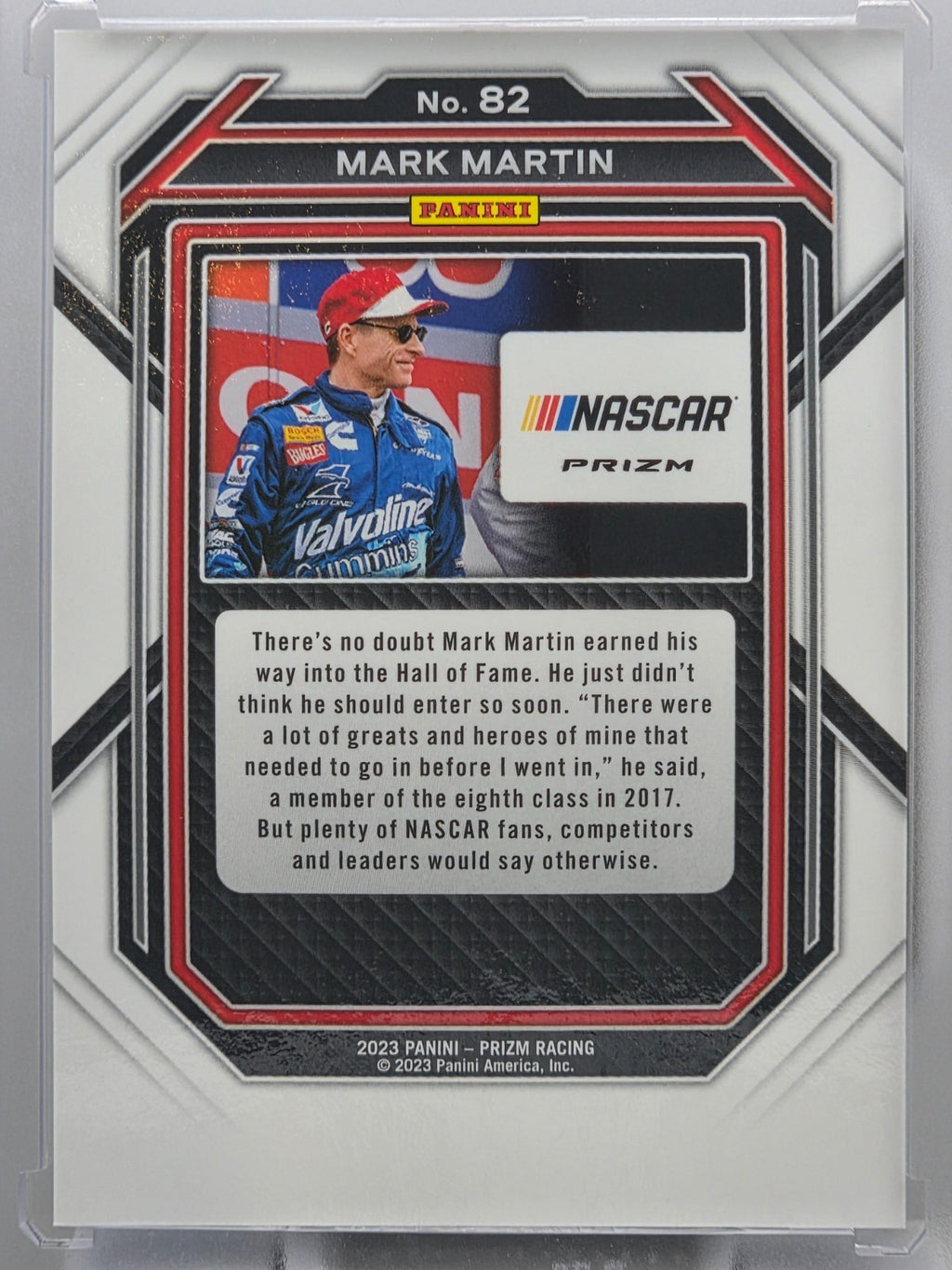2023 Prizm Racing - Mark Martin - Blue & Carolina Blue Hyper Prizm - #82