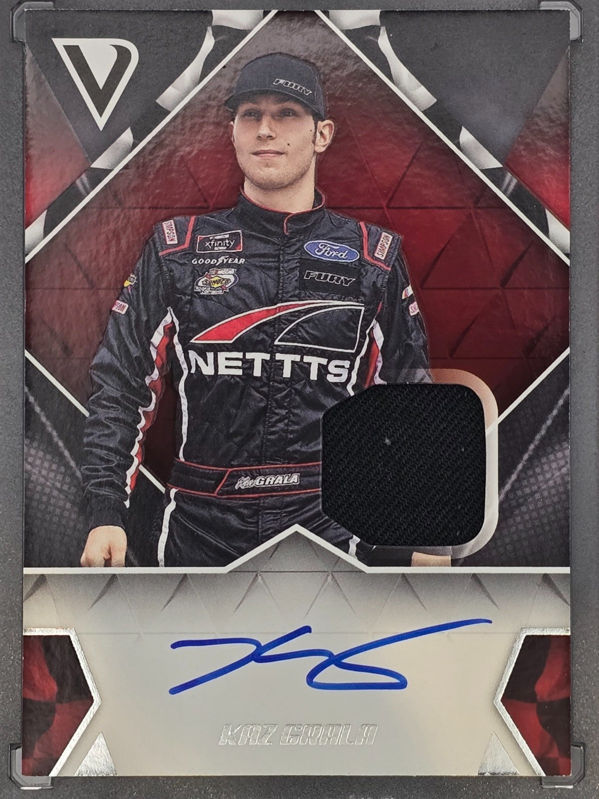 2021 Victory Lane Racing - Kaz Grala - On-Card Autograph - #SS-KG