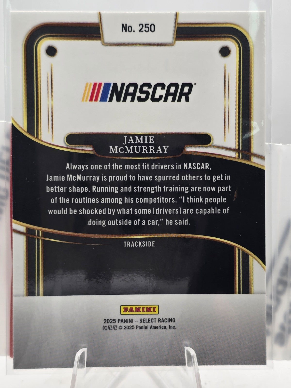 2025 Select NASCAR Racing - #250 Jamie McMurray - Trackside Base