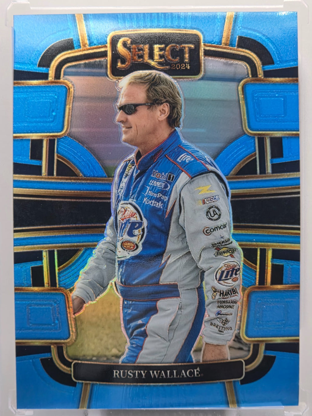 2024 Panini Select - Rusty Wallace - Light Blue Prizm /199 - #55 - Buy 3 Get 1