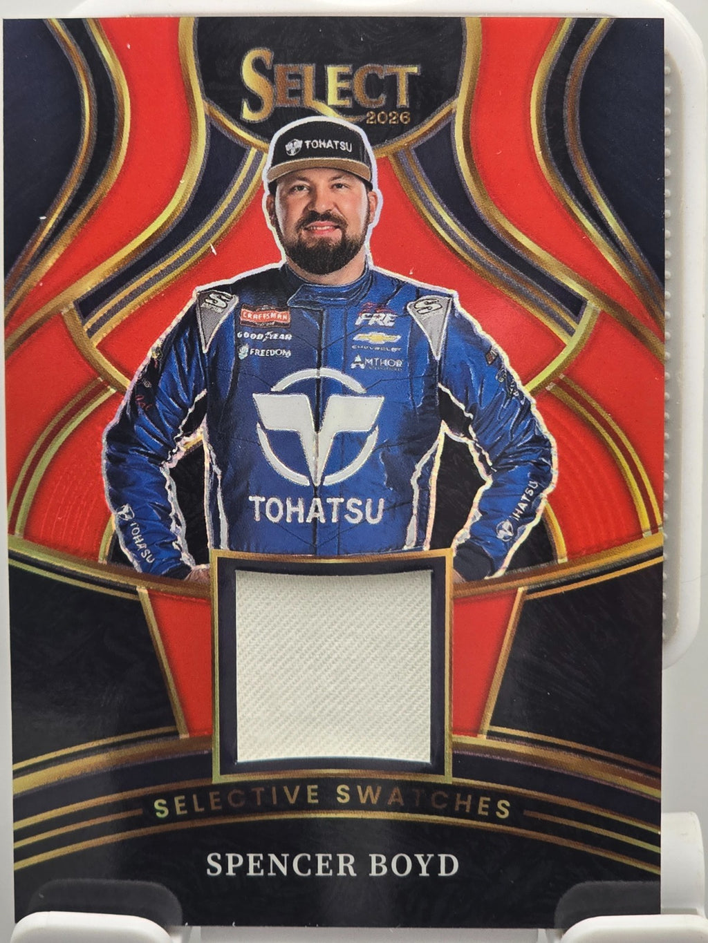 2026 Select Racing - #SS-SBD Spencer Boyd - Selective Swatches - Red /99