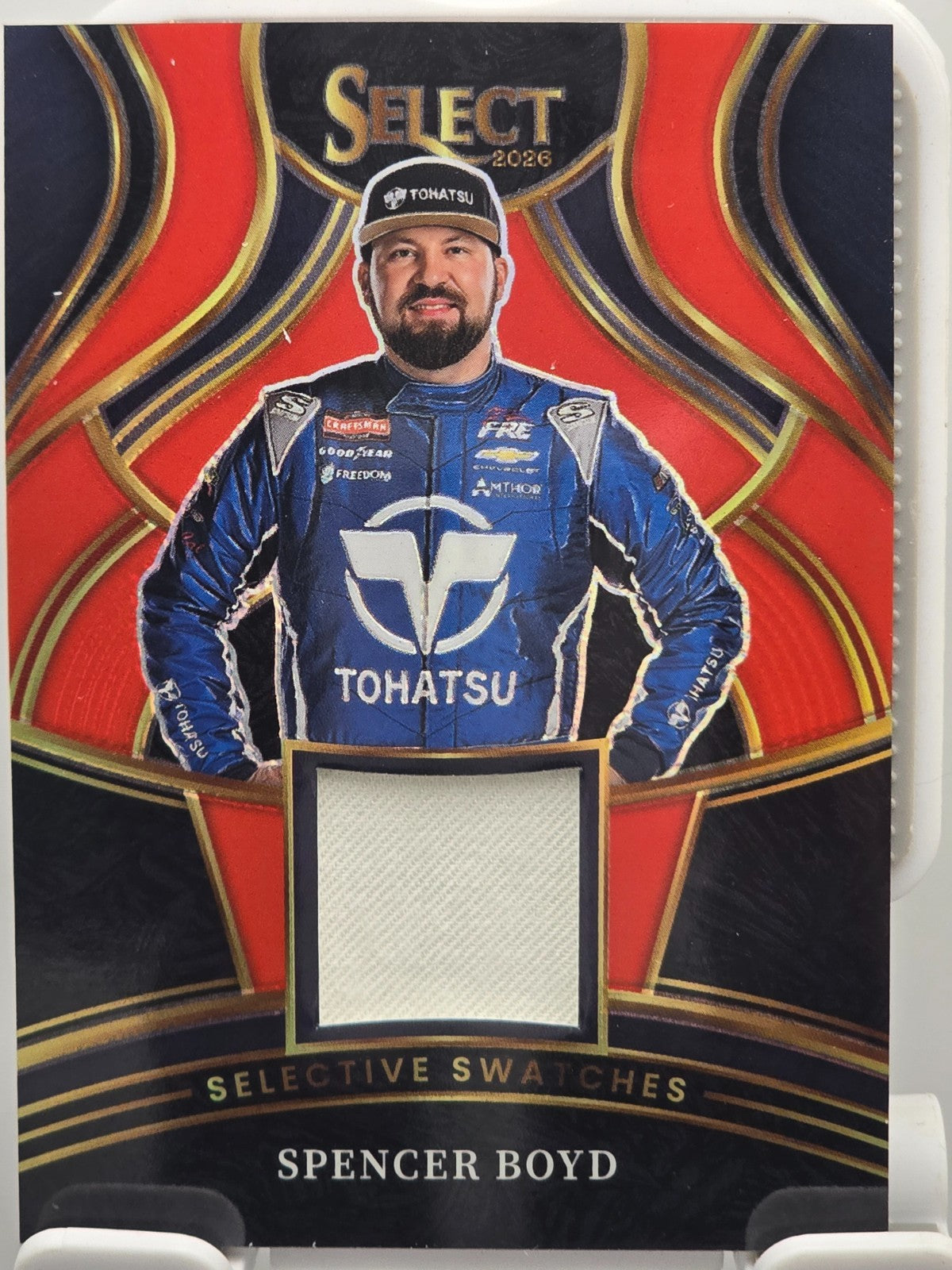 2026 Select Racing - #SS-SBD Spencer Boyd - Selective Swatches - Red /99