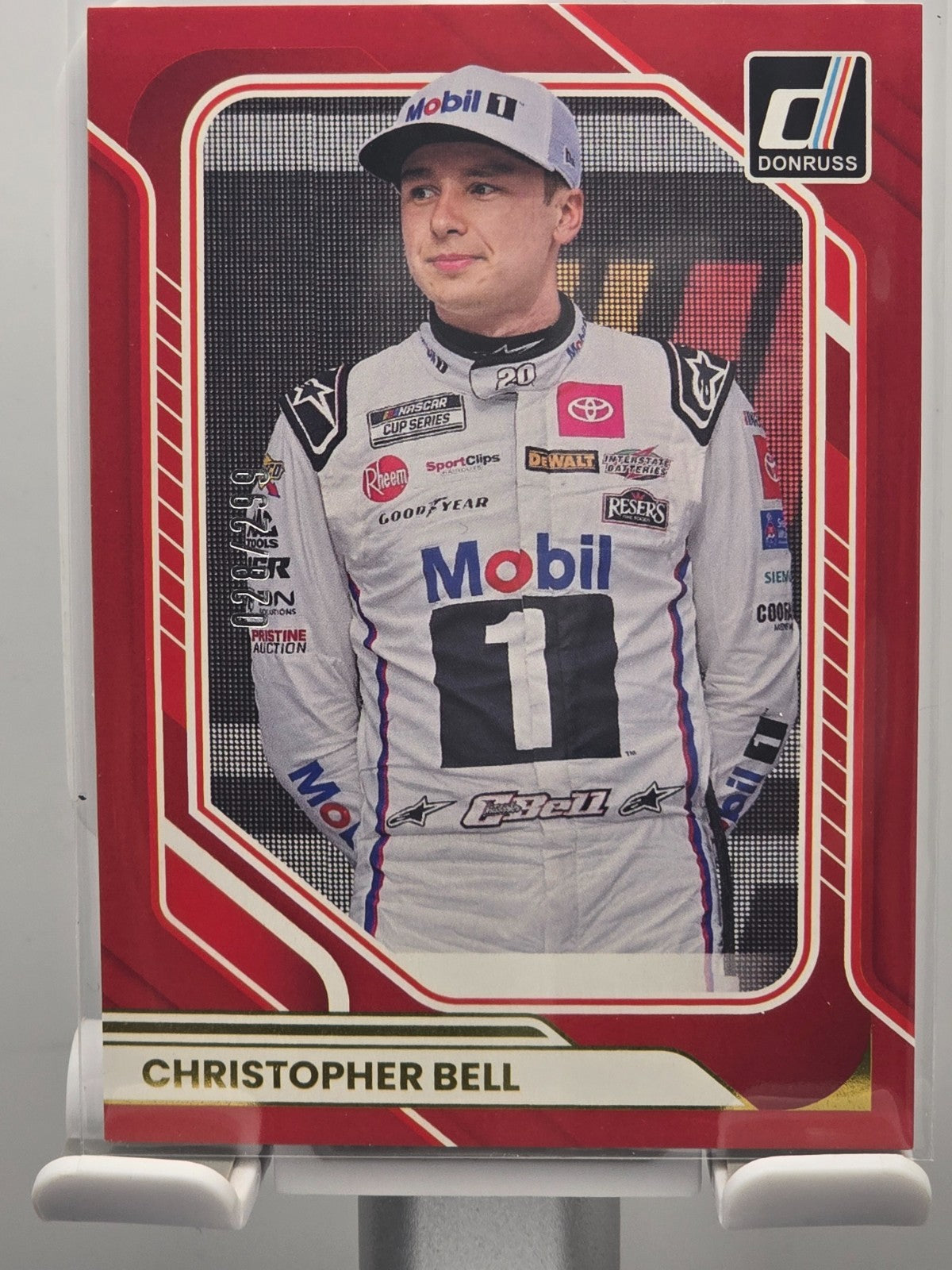 2026 Donruss NASCAR Racing - #40 Christopher Bell - Red Base /299