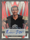 2025 Leaf Metal Poker Brian Rast Prismatic Red 15/15  Autograph