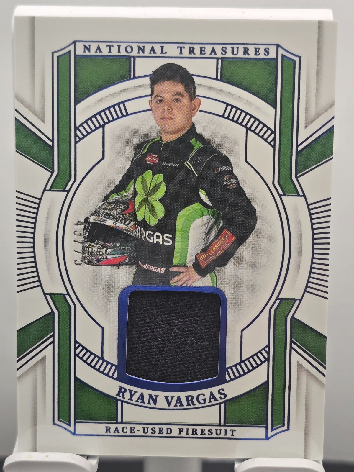 2025 Panini National Treasures - #RUF-RVS Ryan Vargas - Firesuit /75