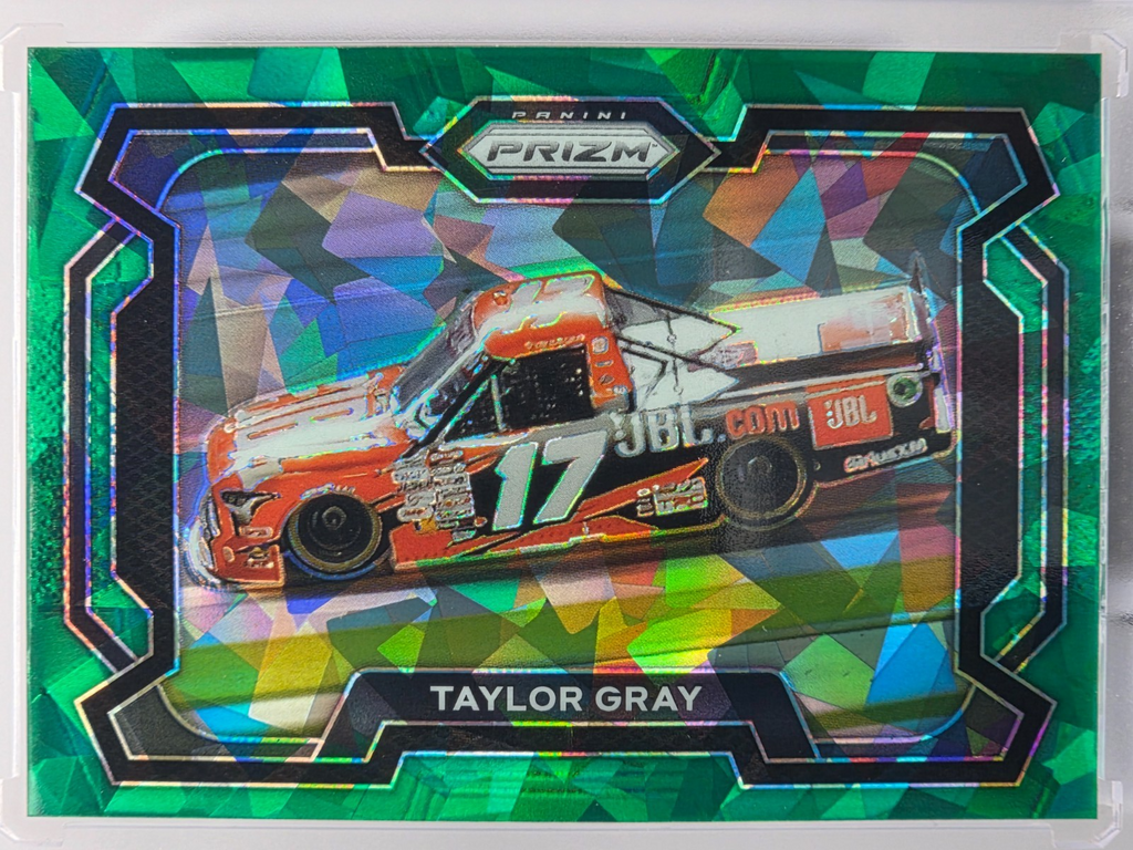 2024 Prizm Racing - Taylor Gray - Green Ice Prizm - #80 - Buy 3 Get 1!
