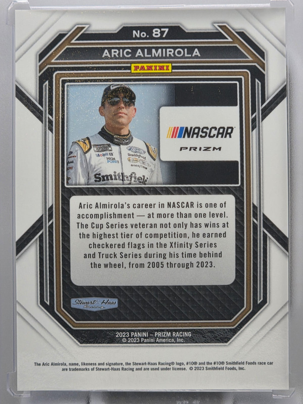 2023 Prizm Racing - Aric Almirola - Blue & Carolina Blue Hyper Prizm - #87