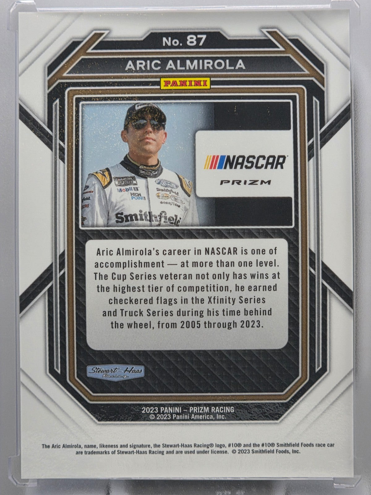 2023 Prizm Racing - Aric Almirola - Blue & Carolina Blue Hyper Prizm - #87
