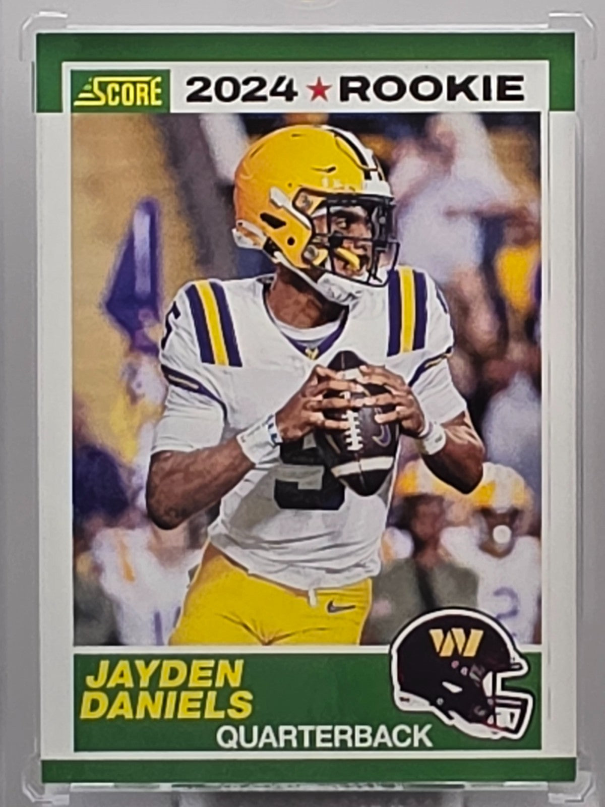 2024 Score -Jayden Daniels (RC) - Rookie Base - #2 **Buy 3 Get 1**