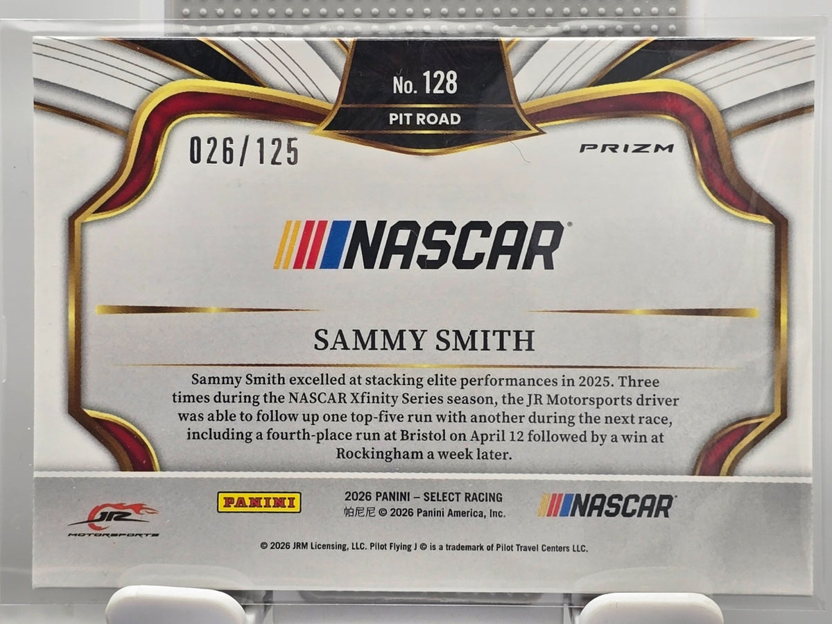 2026 Select Racing - #128 Sammy Smith - Pitroad - Maroon /125