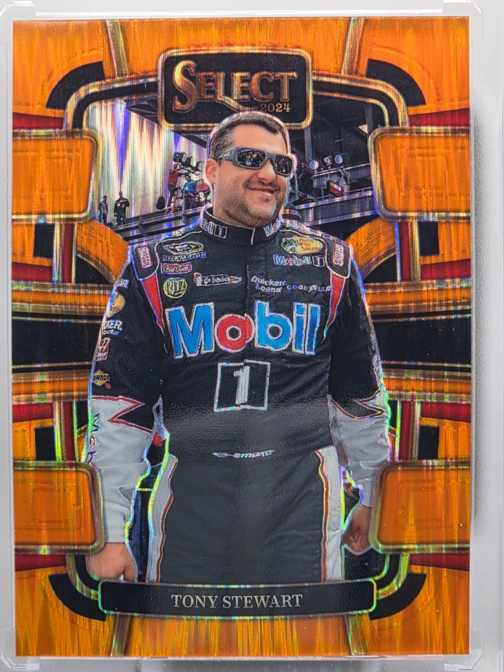 2024 Panini Select - Tony Stewart - Orange Flash Prizm - #79 - Buy 3 Get 1!