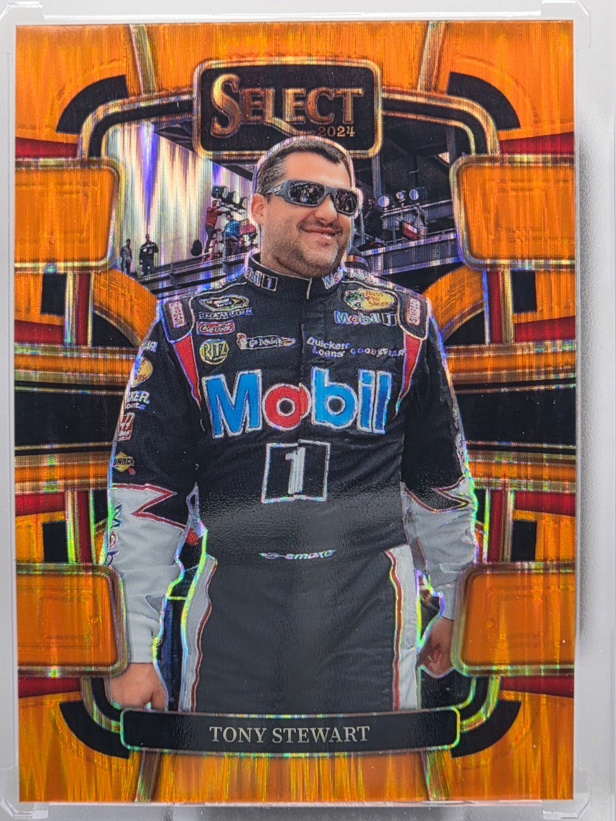 2024 Panini Select - Tony Stewart - Orange Flash Prizm - #79 - Buy 3 Get 1!