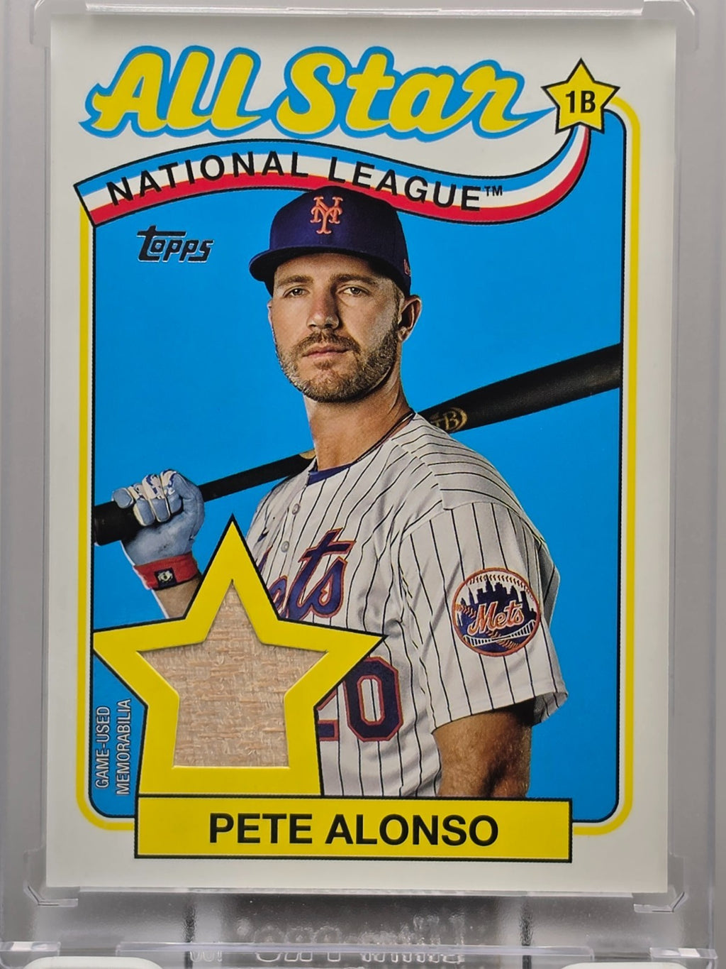 Topps 2024 Series 2 - Pete Alonso - 1989 Throwback - Bat Mem - #89ASR-PA