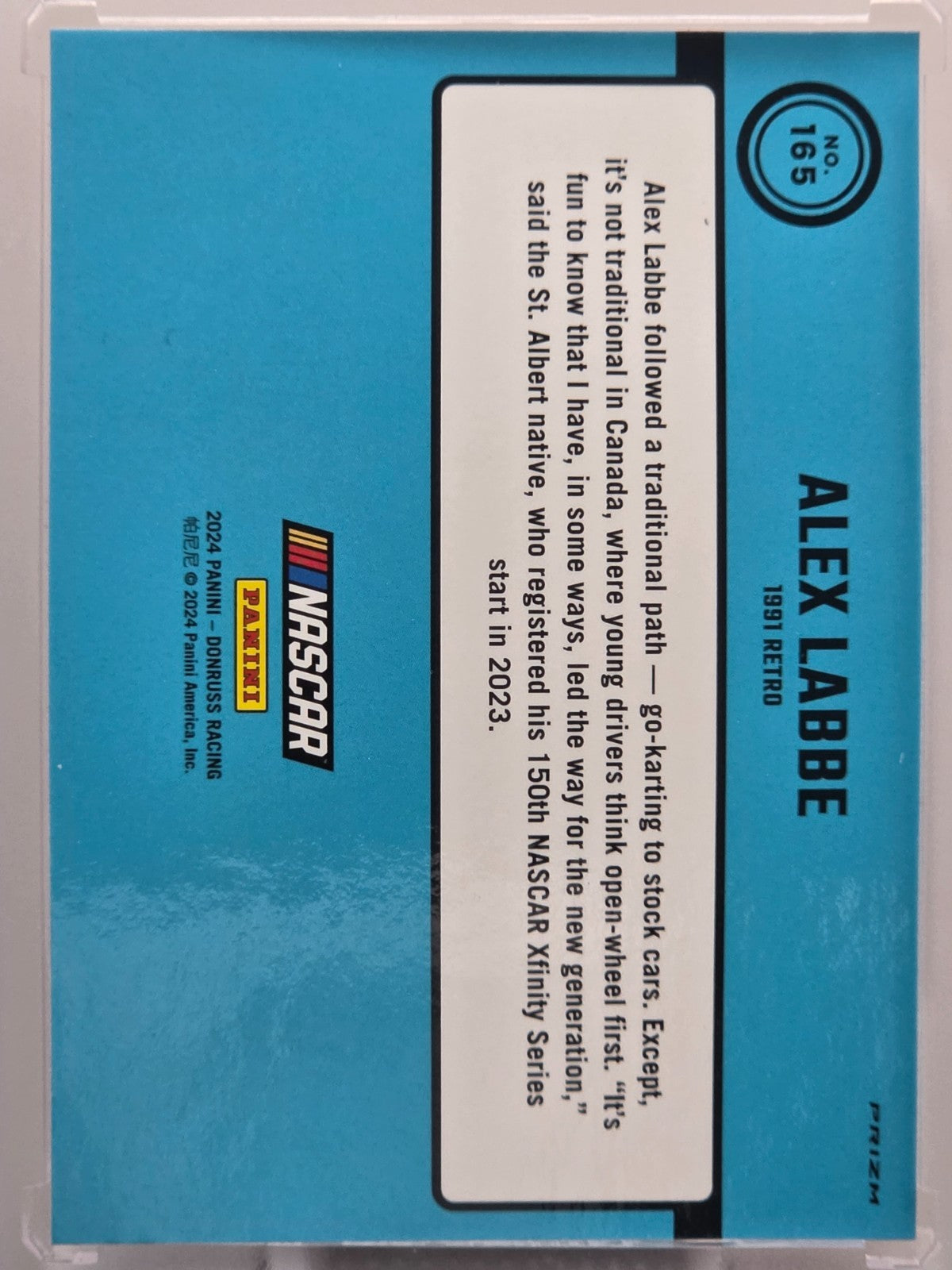 2024 Panini Donruss - Alex Labbe - Orange Velocity - #165 - Buy 3 Get 1!