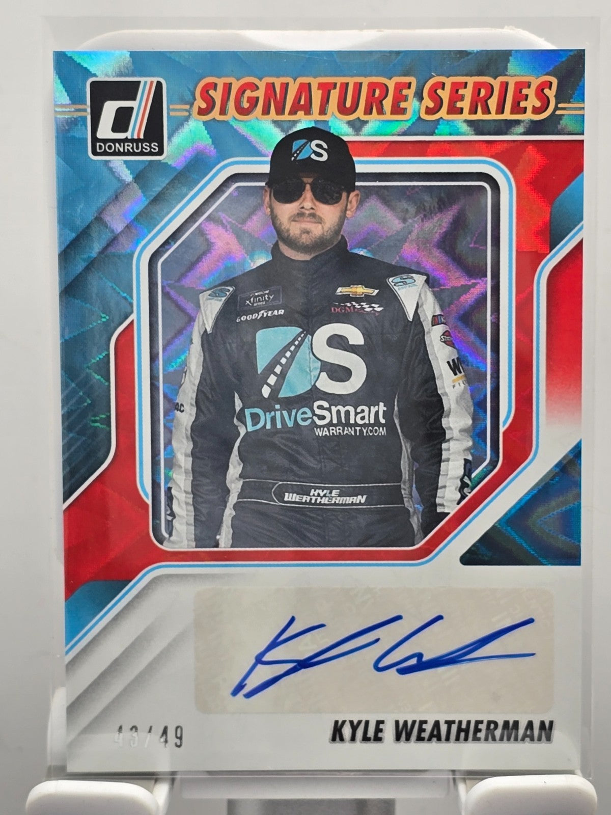 2026 Panini Donruss Racing -Kyle Weatherman - #SS-KWT - Signature Series /49