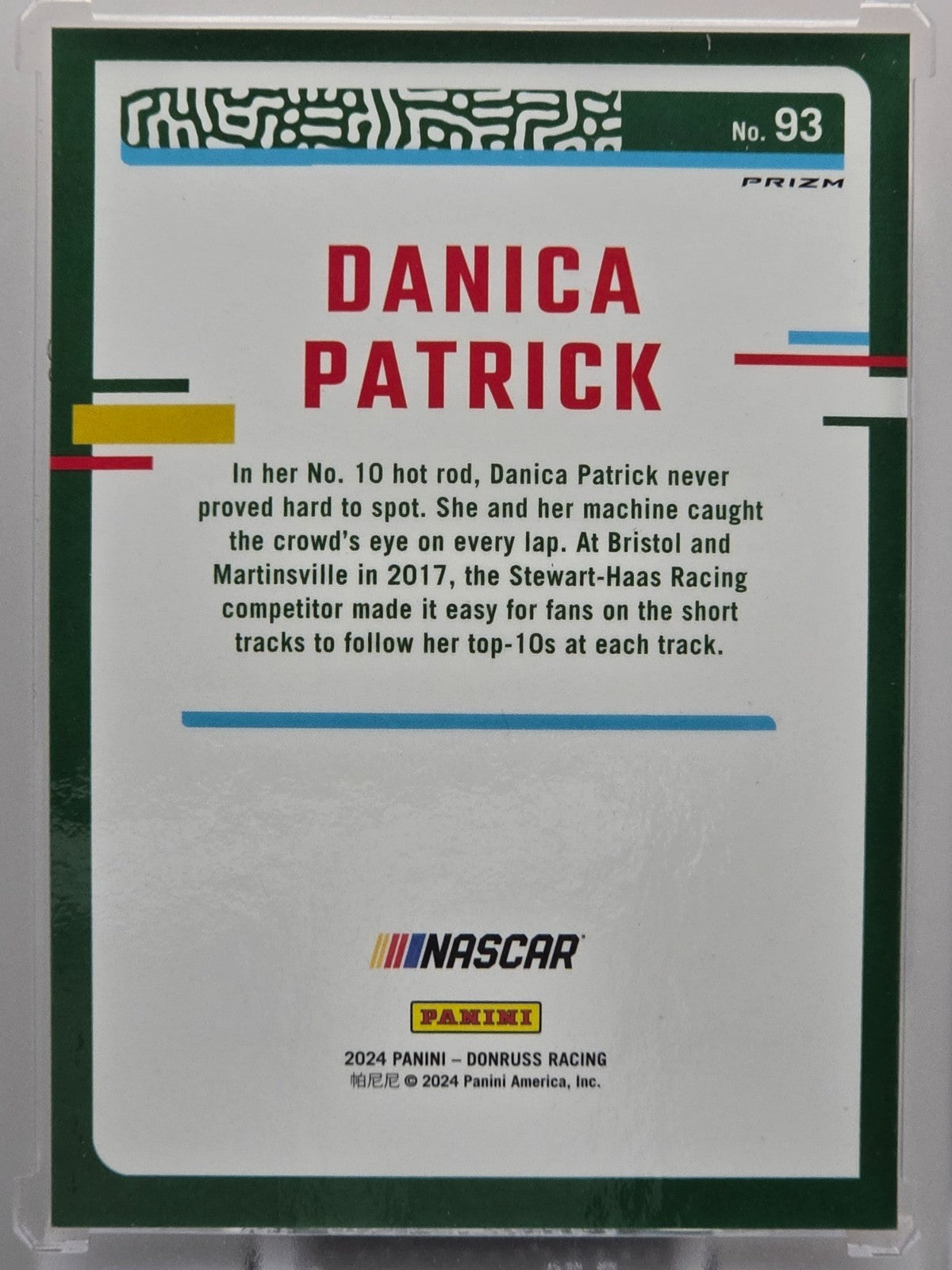 2024 Panini Donruss - Danica Patrick - Orange Velocity - #93 - Buy 3 Get 1