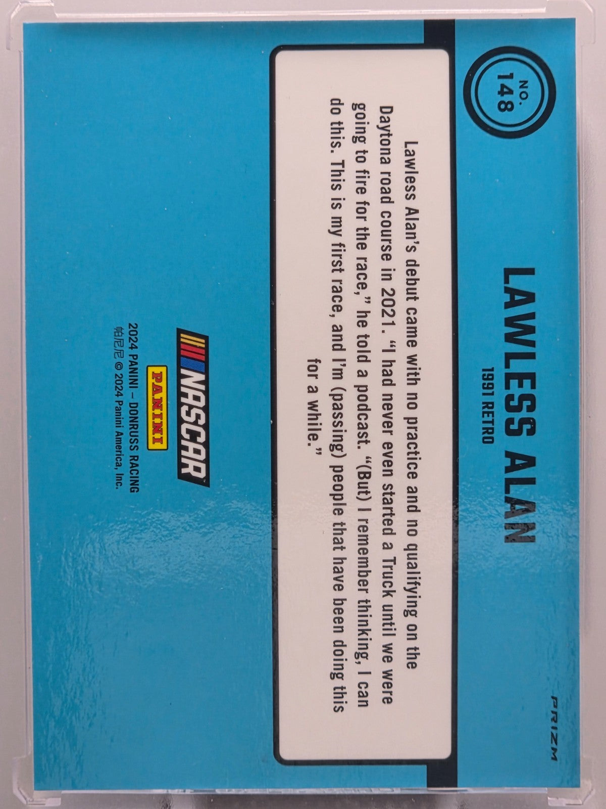 2024 Panini Donruss - Lawless Alan - Blue Velocity - #148 - Buy 3 Get 1!