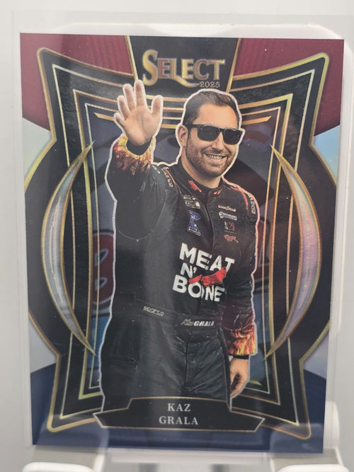 #100 Kaz Grala - Red & Blue /249 - 2025 Select Nascar Racing