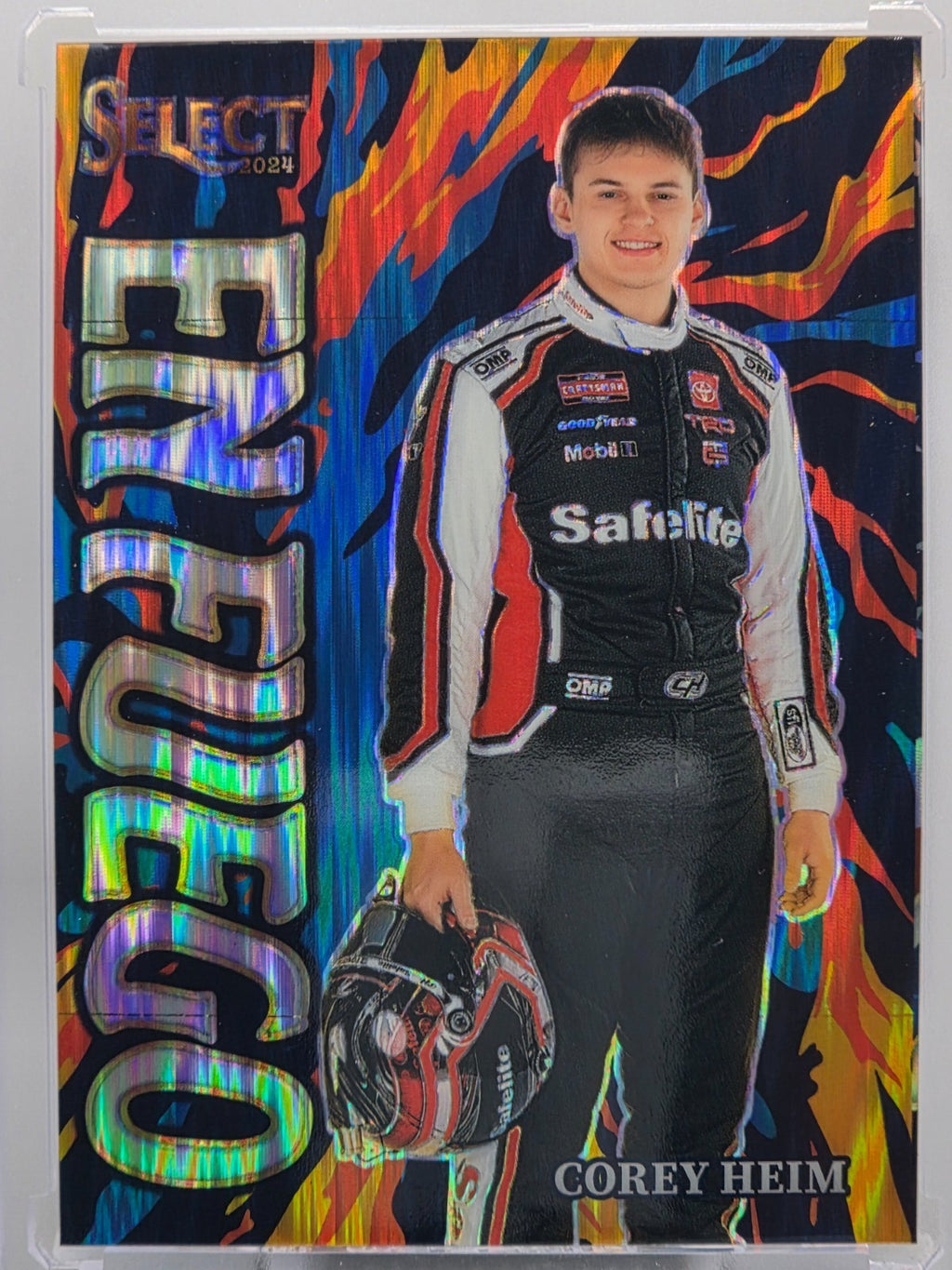 2024 Panini Select - Corey Heim - En Fuego Flash Prizm - #10 - Buy 3 Get 1