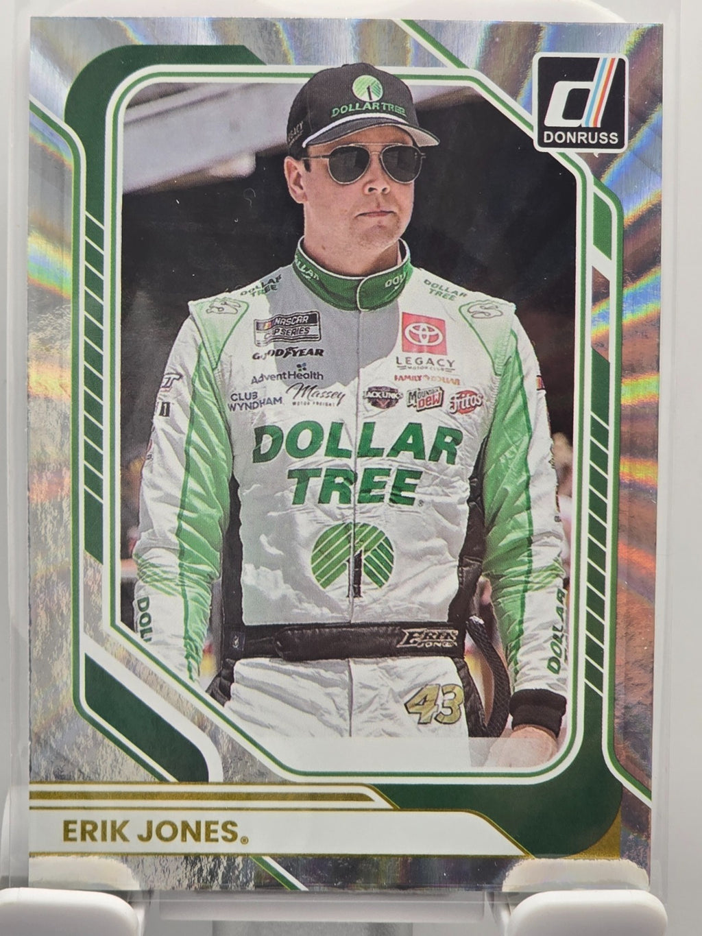 2026 Donruss NASCAR Racing - #93 Erik Jones - Laser Base SP