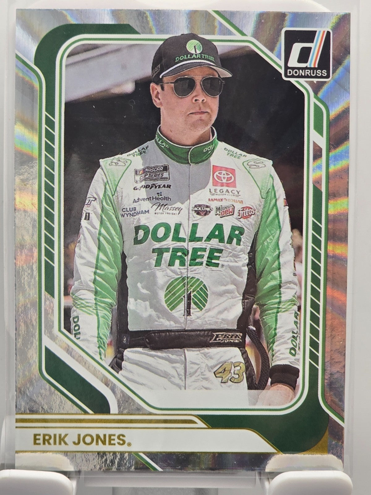 2026 Donruss NASCAR Racing - #93 Erik Jones - Laser Base SP