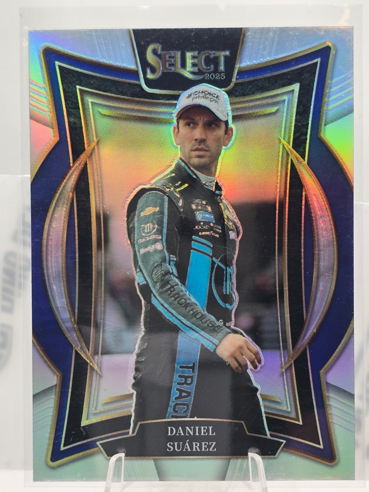 2025 Select Nascar Racing - #80 Daniel Suarez - Grandstand - Holo Silver