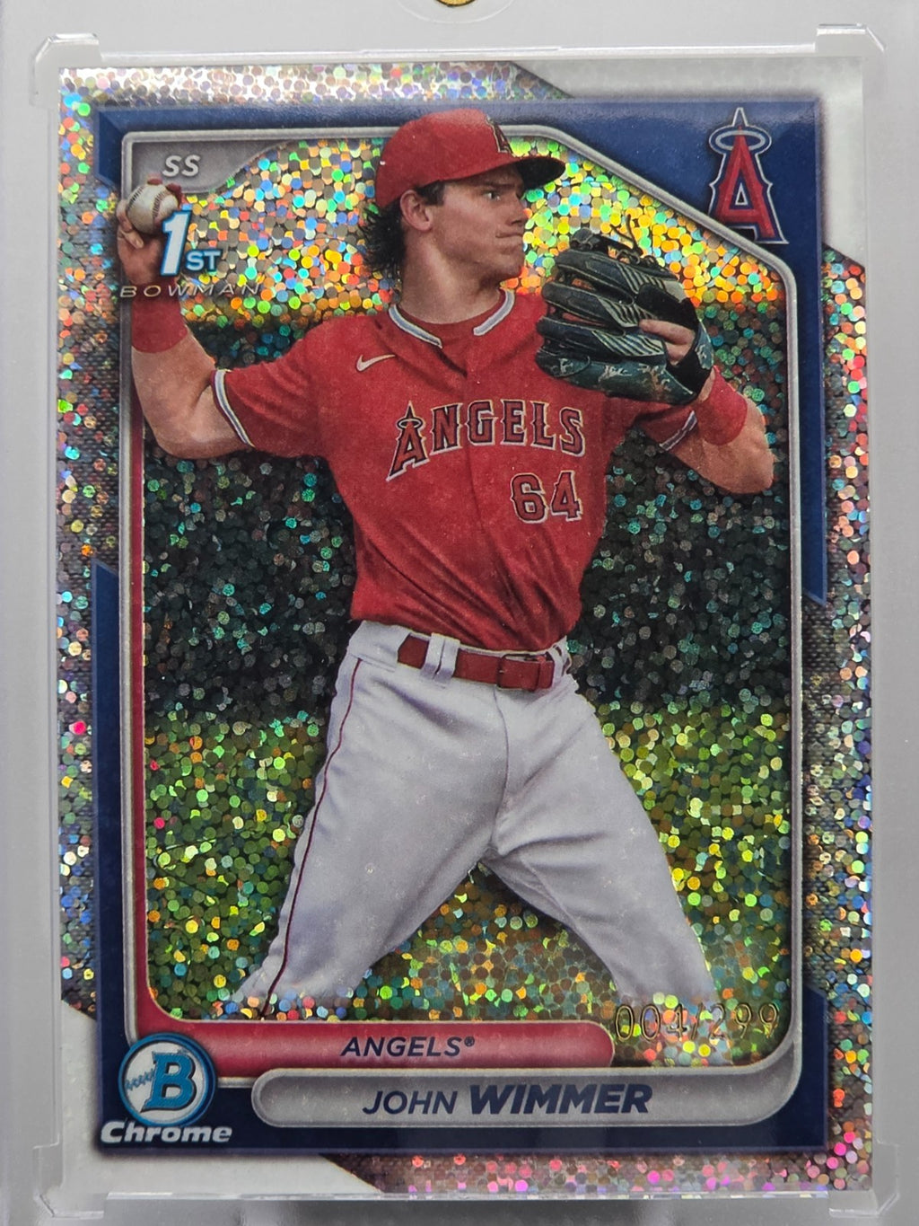 2024 Bowman Chrome - John Wimmer - Sparkle Refractor -#BCP-78