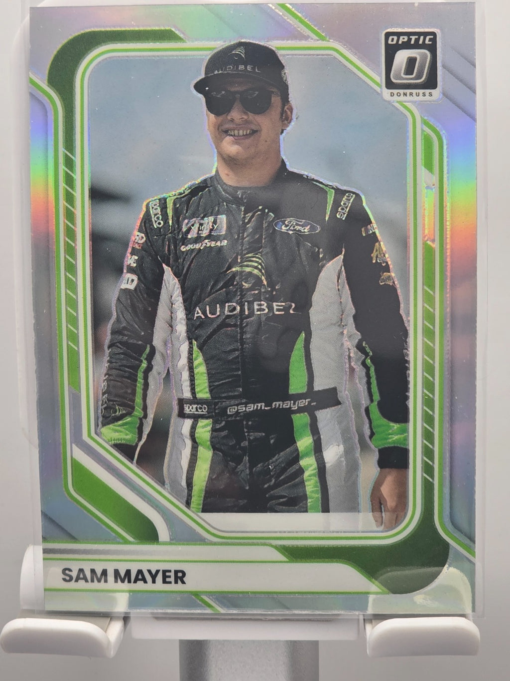 2026 Donruss NASCAR Optic Racing - #60 Sam Mayer - Silver Holo