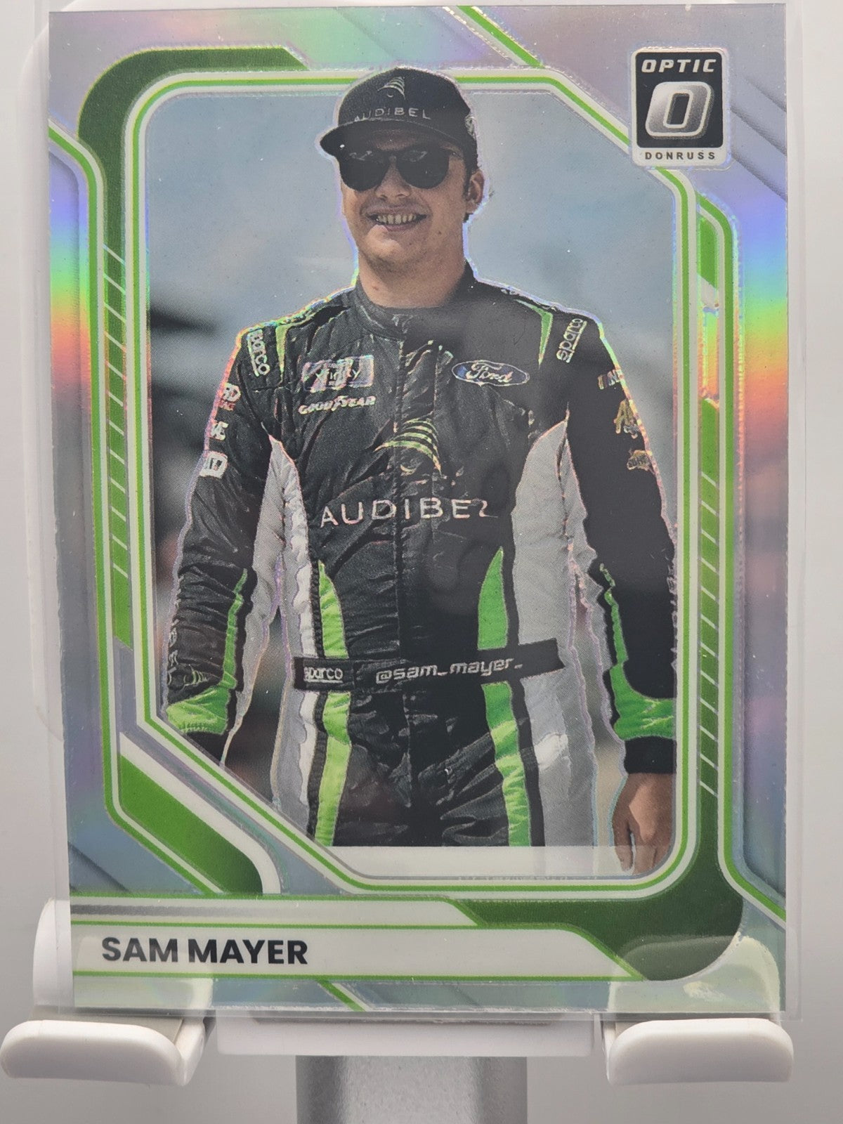 2026 Donruss NASCAR Optic Racing - #60 Sam Mayer - Silver Holo