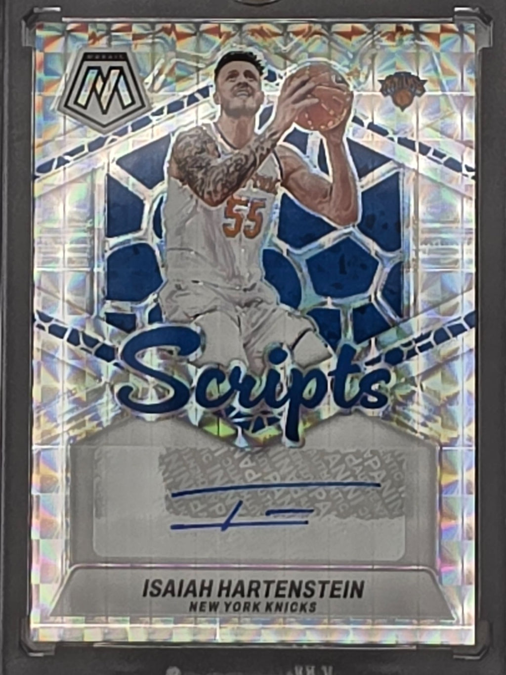 2023-24 Panini Mosaic #MS-HAR Isaiah Hartenstein Scripts New York Knicks