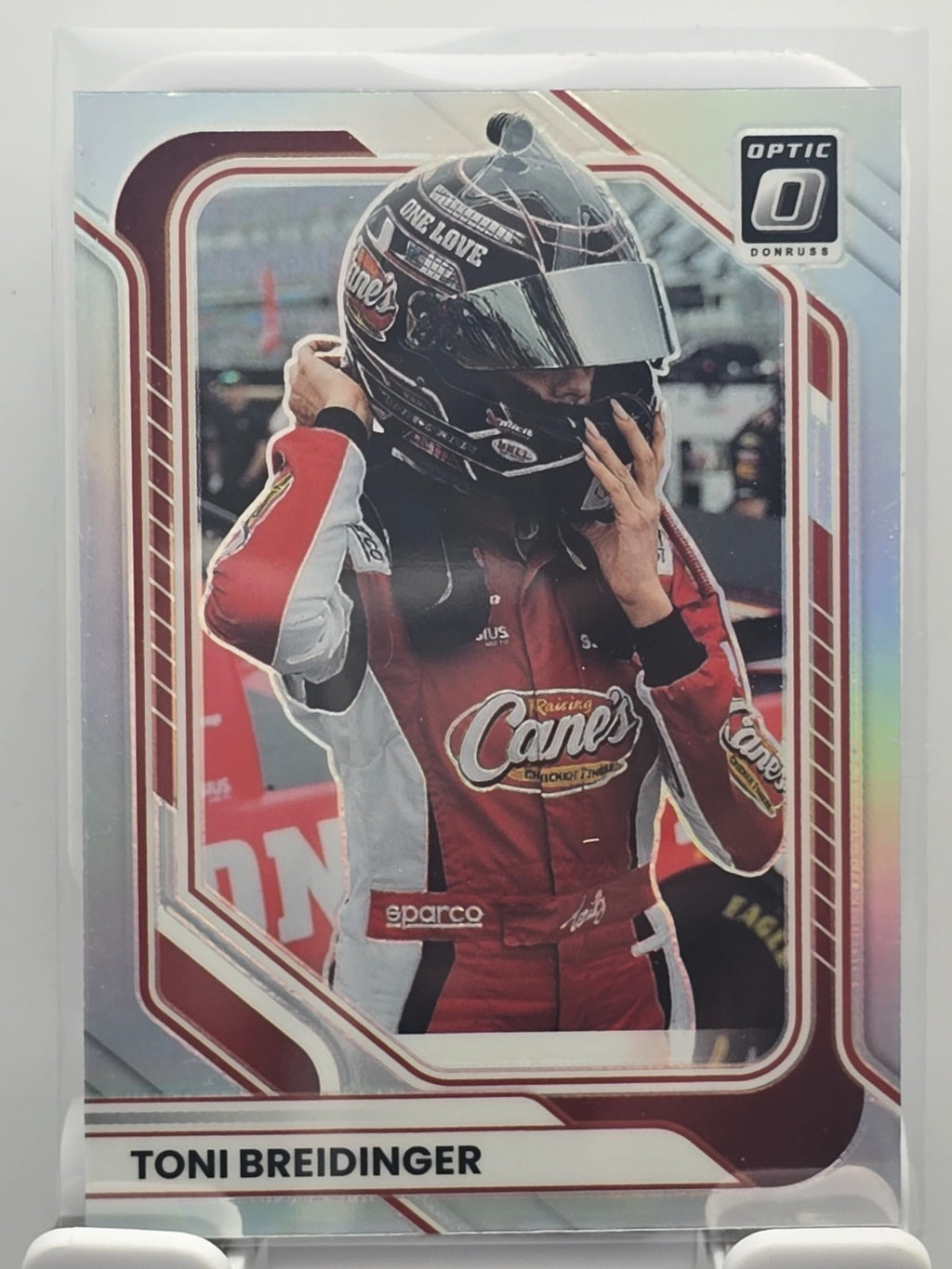 2026 Donruss OPTIC NASCAR Racing - #31 Toni Breidinger - Holo/Silver