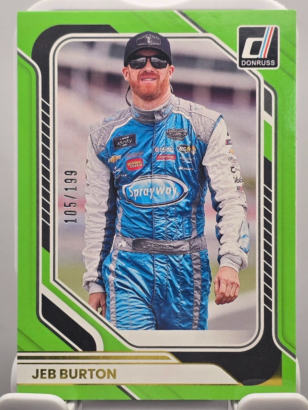 2026 Panini Donruss Racing - Jeb Burton #79 - Lime Green /199