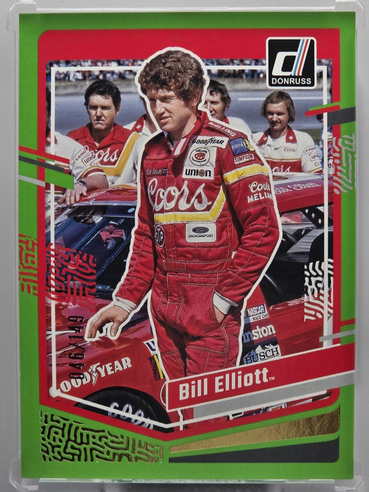 2024 Panini Donruss - Bill Elliott - Lime Green /149 - #66 - Buy 3 Get 1