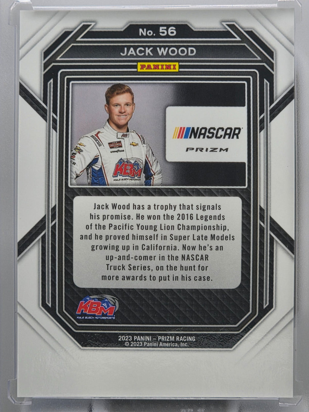 2023 Prizm Racing - Jack Wood (RC) - Blue & Carolina Blue Hyper Prizm - #56