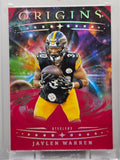 2025 Panini Origins - Jaylen Warren - Red /225 - #98
