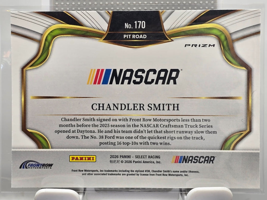 2026 Select Racing - #170 Chandler Smith - Pitroad - Tri-Color - Buy 3 Get 1