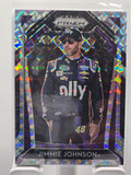 2020 Panini Prizm  - #21 Jimmie Johnson - Silver Mosiac /199