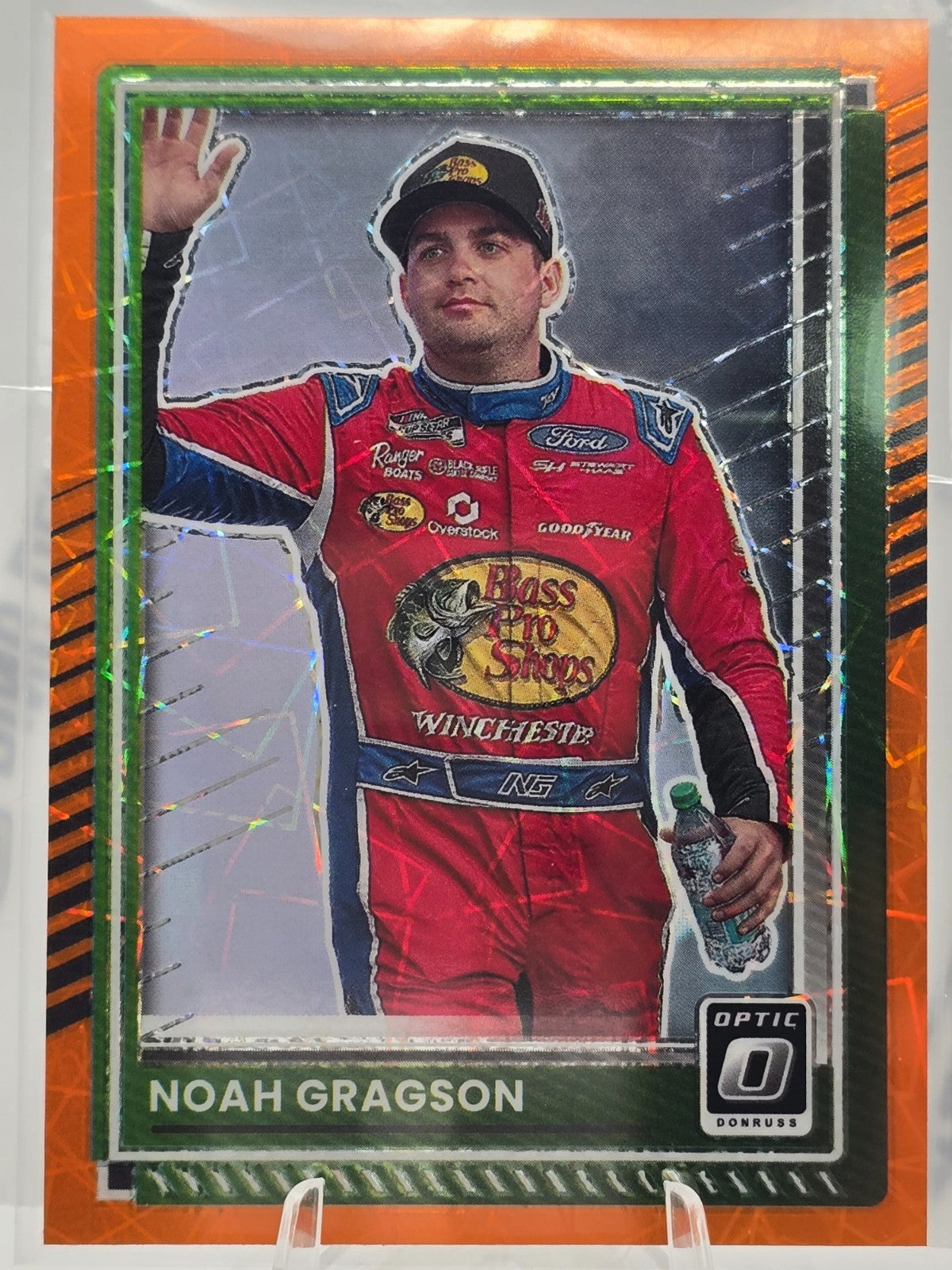 2025 Panini Donruss Racing Optic - #16 Noah Gragson - Orange Velocity