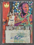 2023-24 Panini Court Kings Impressionist Ink Immanuel Quickley #II-QCK /99 (AU)