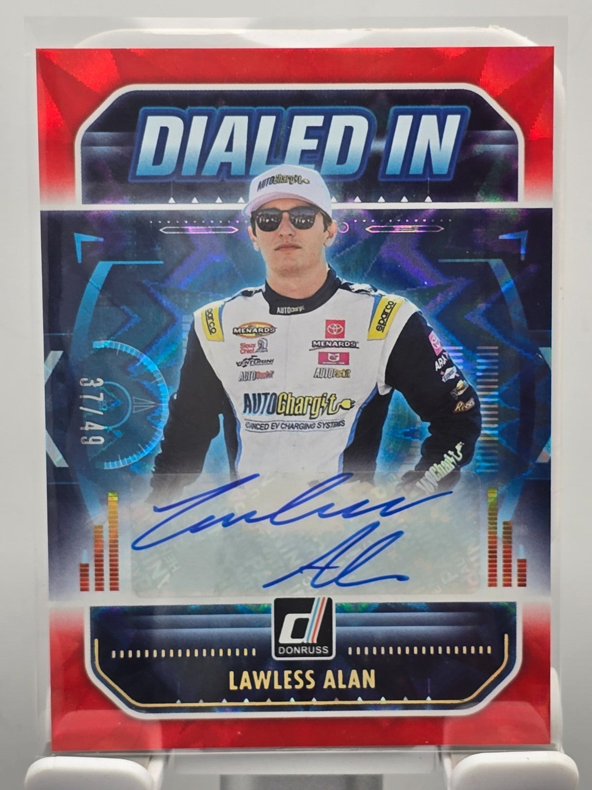 2026 Panini Donruss Racing - Lawless Alan - #DIA-LAN - Dialed In  /49