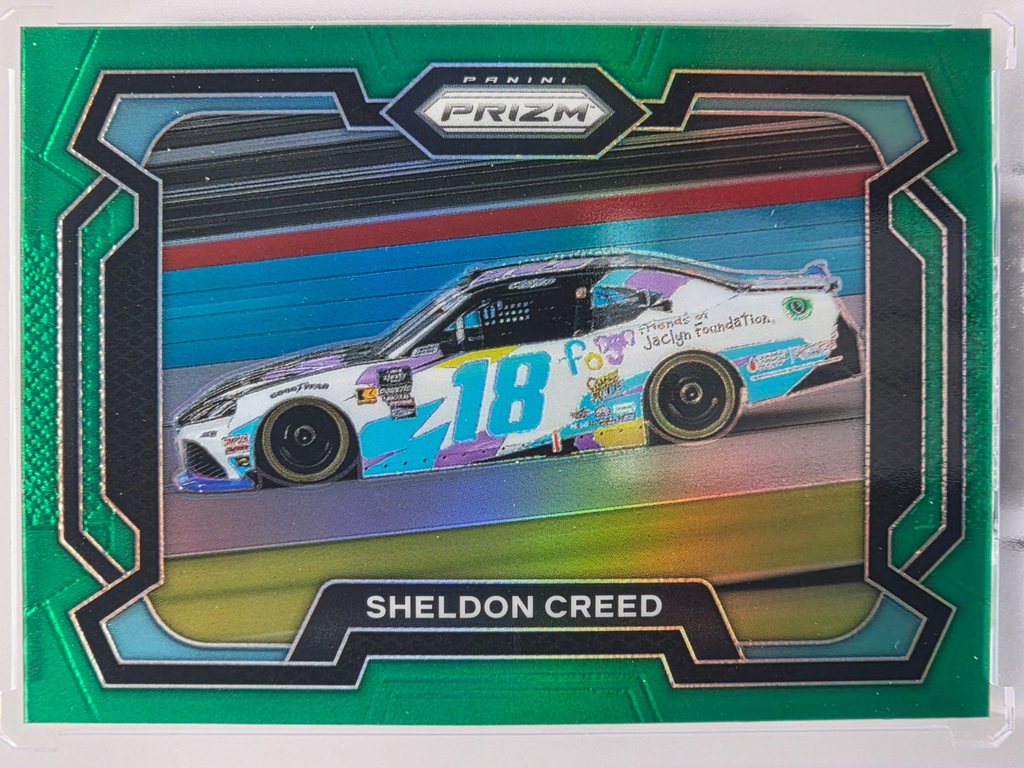2024 Prizm Racing - Sheldon Creed - Green Prizm - #19 - Buy 3 Get 1 Free!