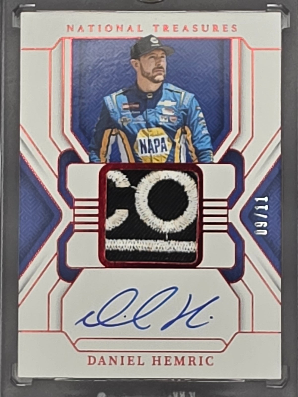 2025 National Treasures - Daniel Hemric - #PP-DHC FOTL /11