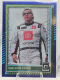 2025 Donruss Optic NASCAR Racing - #77 Sheldon Creed - Blue Velocity Prizm