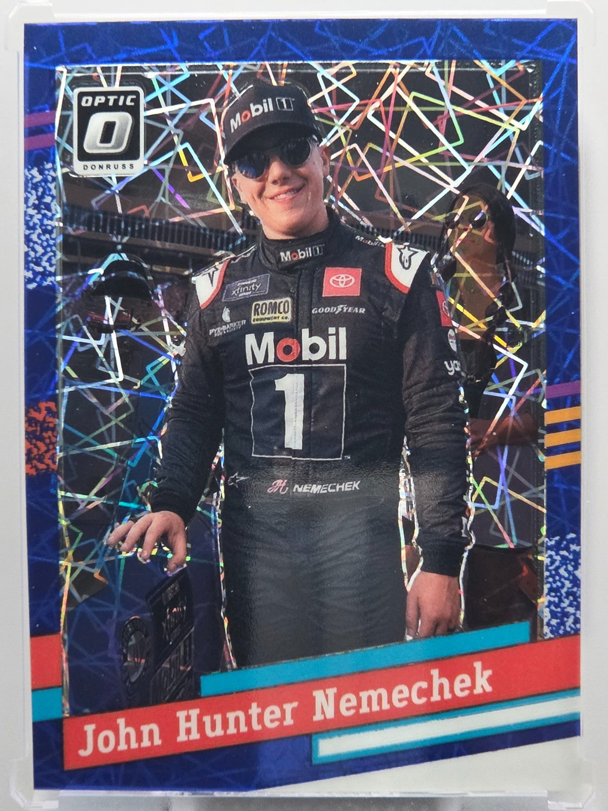 2024 Panini Donruss - John Hunter Nemechek - Blue Velocity - #158 - Buy 3 Get 1!