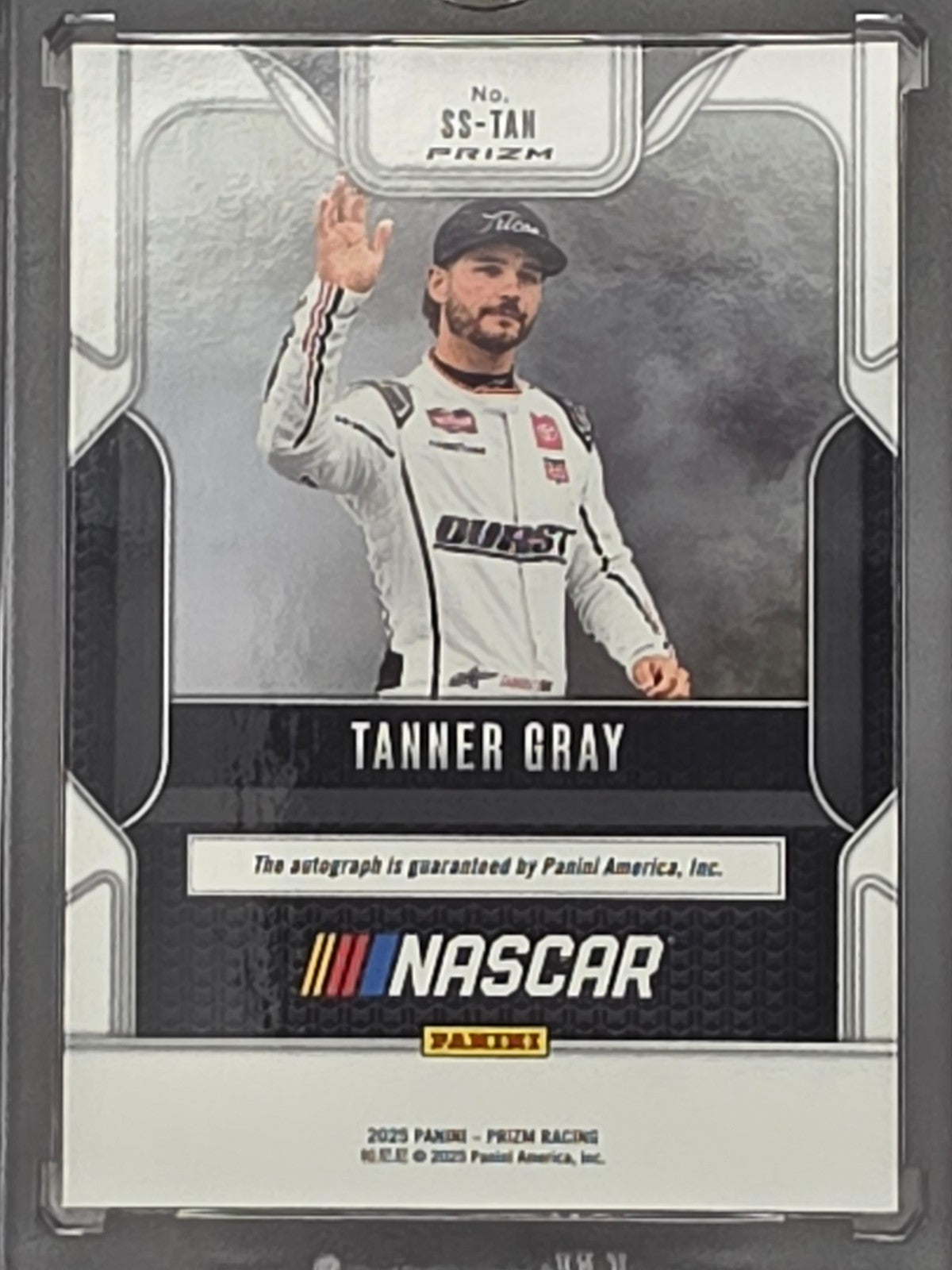 2025 Prizm Nascar Racing - Tanner Gray - Sensational Signatures - #SS-TAN