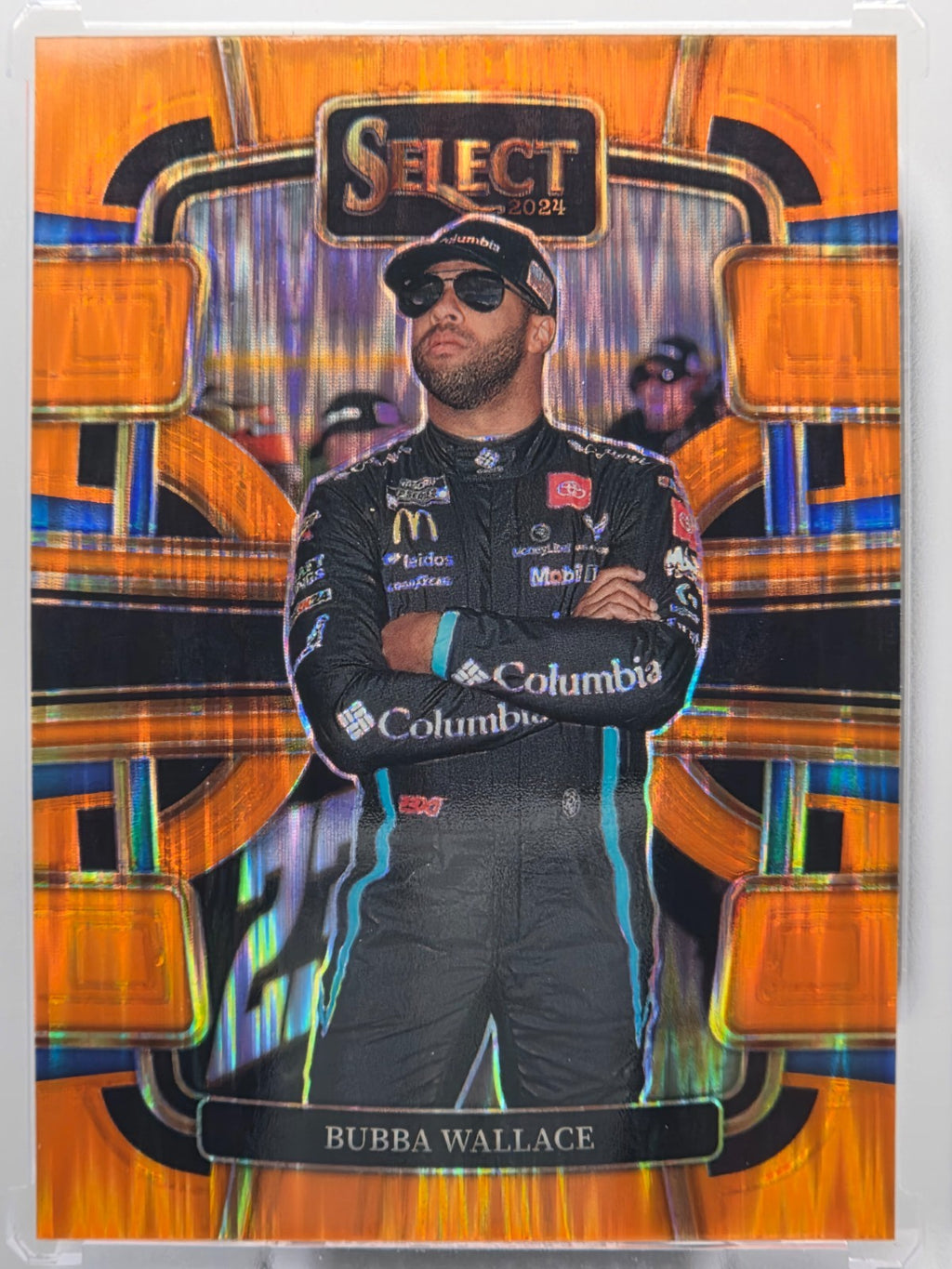 2024 Panini Select - Bubba Wallace - Orange Flash Prizm - #88 - Buy 3 Get 1!