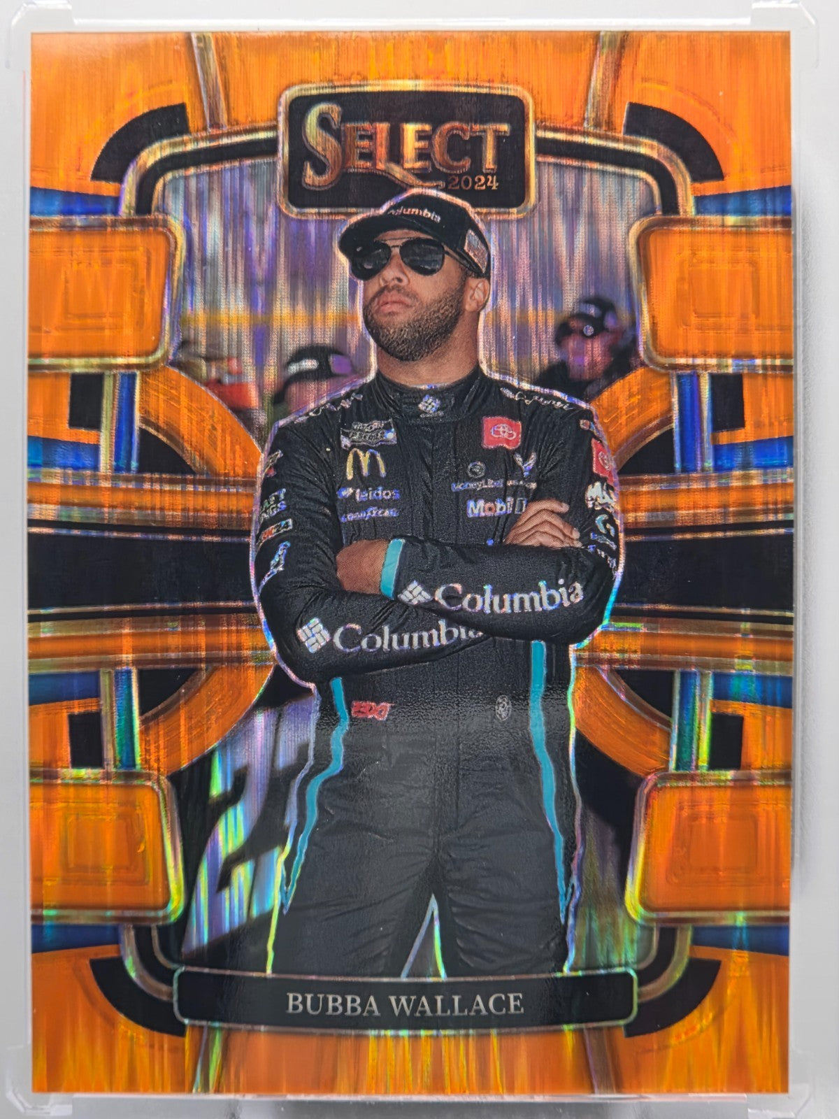 2024 Panini Select - Bubba Wallace - Orange Flash Prizm - #88 - Buy 3 Get 1!