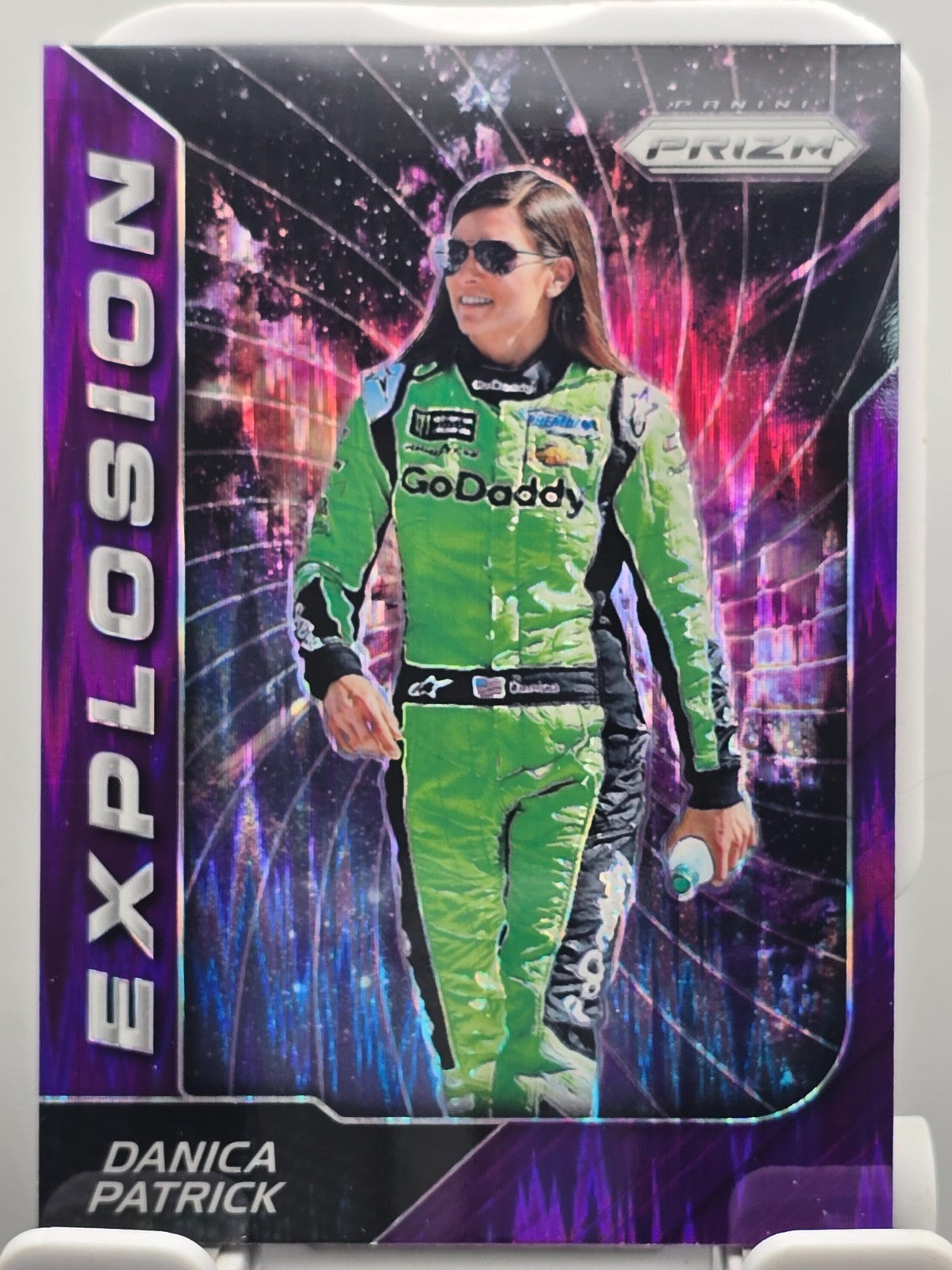 2018 Panini Prizm Racing - Danica Patrick #85 - Explosion - Purple Flash