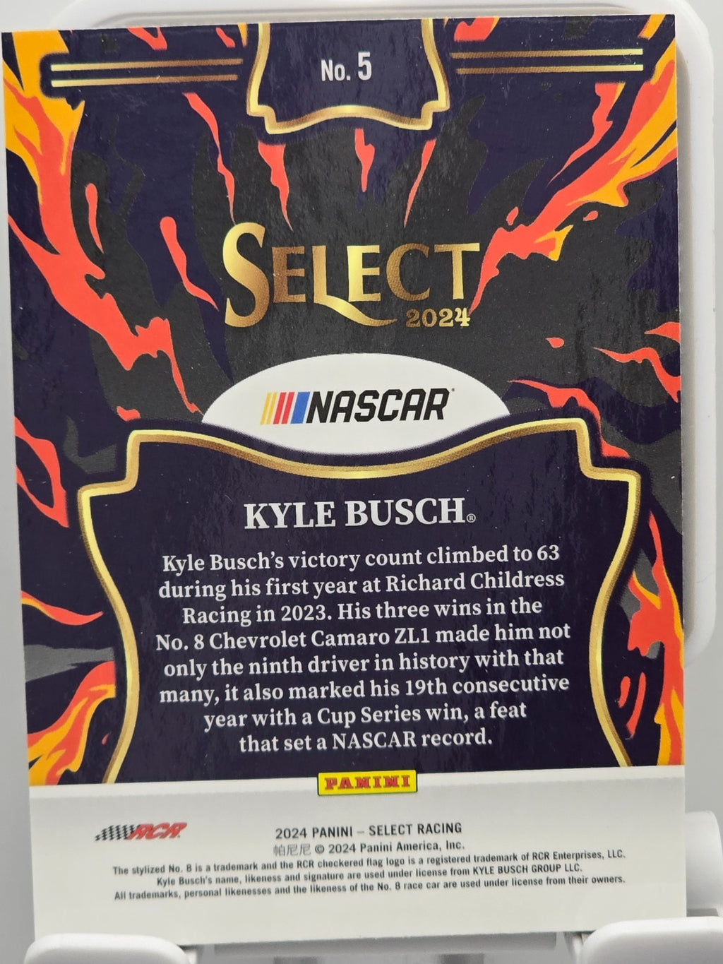 2024 Select NASCAR - Kyle Busch #5 - En Fuego